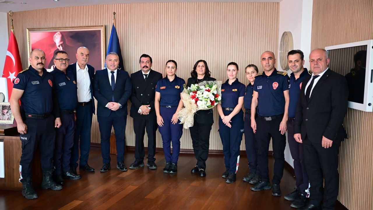 Çerçioğlu’ndan itfaiyecilere teşekkür: “Her koşulda yanınızdayız”